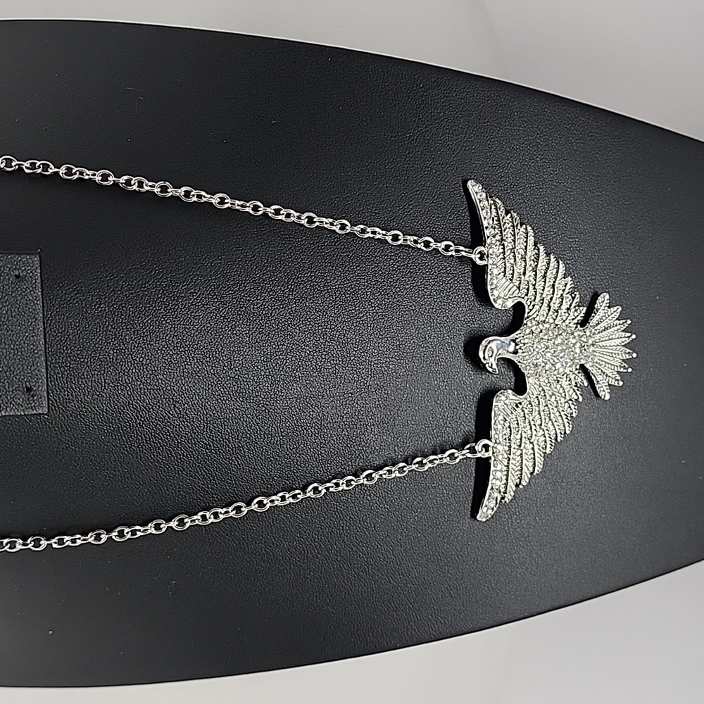 Soaring Eagle Rhinestone Necklace